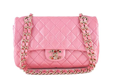 chanel pink pearl bag